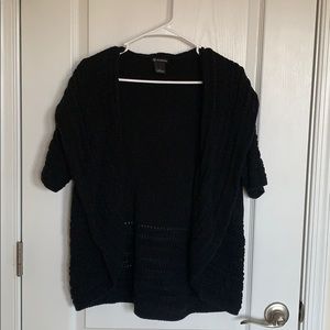 Black cardigan with detail